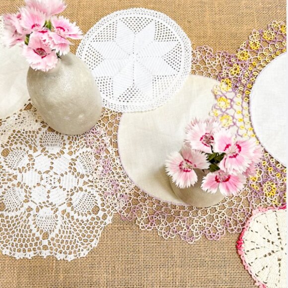 LINENS & THINGS SHARE SHOW🌼Vintage Lace 🌼 Pretty Decor 🌼Like To Be Notified🌼 - Picture 4 of 16